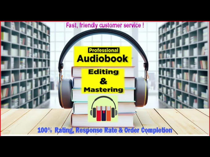 Hire a freelancer to edit your audiobook to meet the acx standards