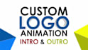 create custom logo animation, intro and outro for youtube