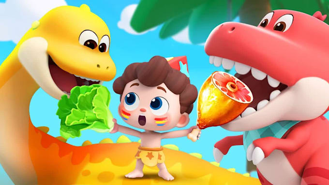 create kids animated videos, learning videos, animation for kids in 24hours