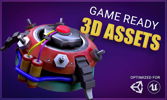 create 3d game models