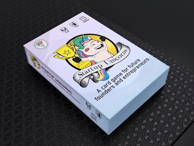 design a professional playing card box for your game