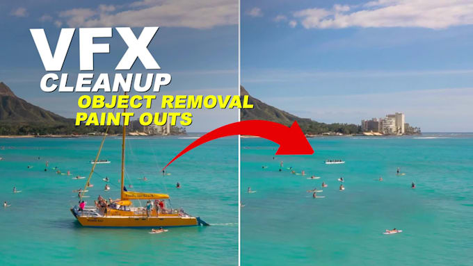 remove unwanted object from video, vfx cleanup, and object remove