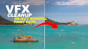 remove unwanted object from video, vfx cleanup, and object remove