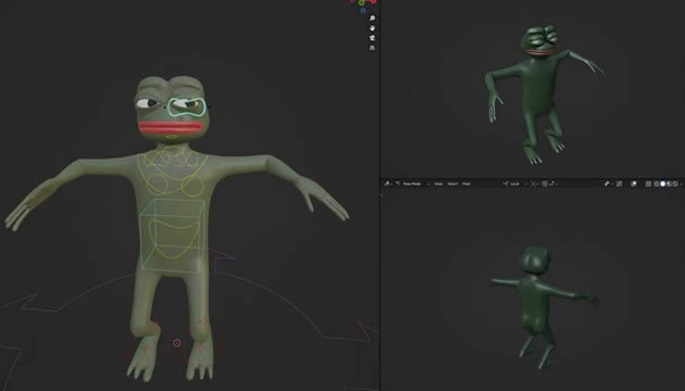Cc5 skeletal setup,rig3d for livestream,3d nfts ik fk,vrchat,glb,vrm ...