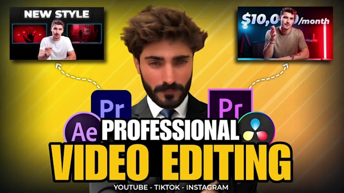 do professional video editing for youtube, reels, shorts and brands