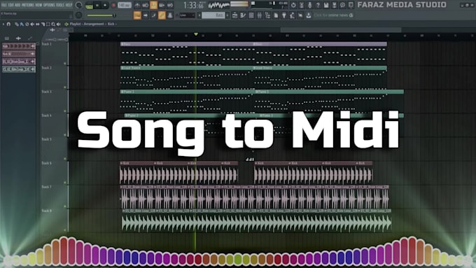 transcribe your favorite song to midi data