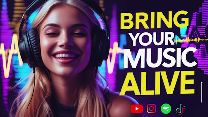 create a scroll stopping music visualizer for artists