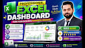 create interactive excel dashboard, sales dashboard, KPI dashboard