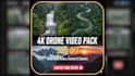 sell 99 nature drone video pack