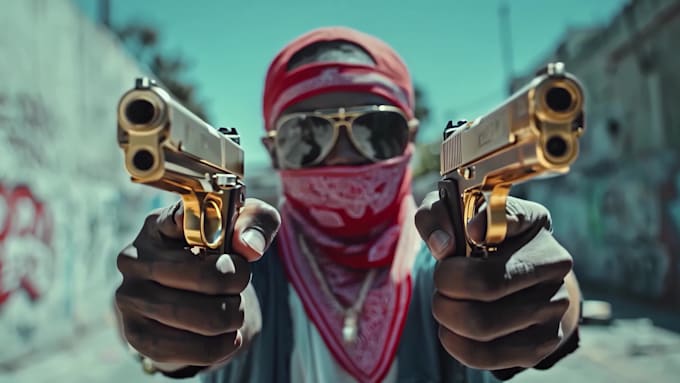 create a rap or trap ai generated animation music video