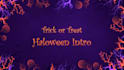 do halloween, horror and scary spooky intro promo video