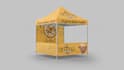 design tent, table cover, and canopy tent