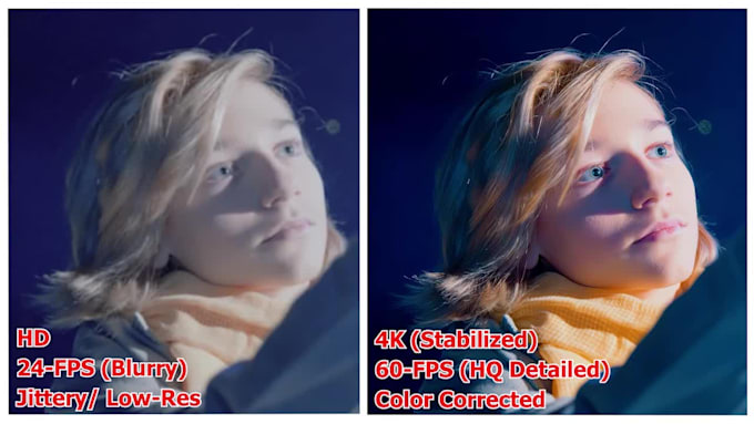 enhance, color correct, and upscale your videos quickly