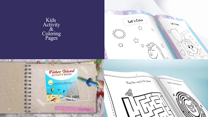 Top 5! I will make kids book promotion video or trailer with page flip  for $30