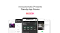 design trendy app promo video