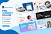 design creative website UI UX, dashboard UI, web app UX UI