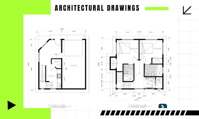 Draw floor plan and any architectural drawing, 2d floor plan mep in autocad