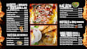 do food menu card digital menu TV screen animated video design restaurant menu