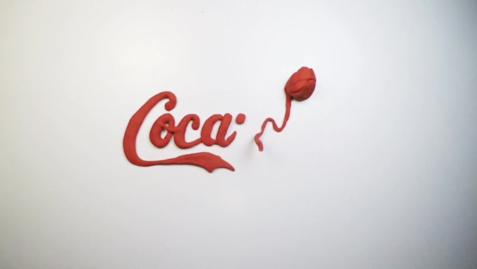do a logo animation video with clay