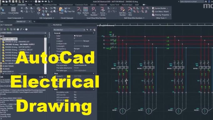 Do autocad electrical drawing and design for you by Alirazayt840 | Fiverr