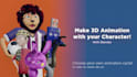 create 3d animation in blender with your game character