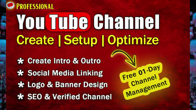 do youtube channel create and setup professionally