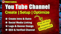 do youtube channel create and setup professionally