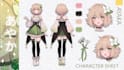 draw custom character sheet or reference sheet design in anime style