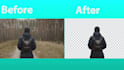 do rotoscoping, remove people from video and green screen