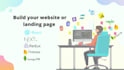 develop your website or landing page using react, next js, redux, firebase, node