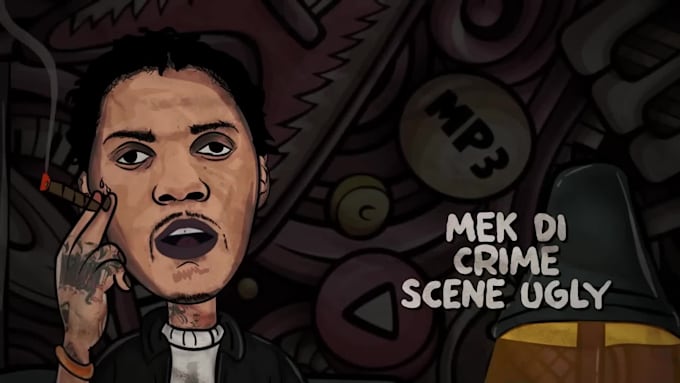 create animated lyric videos with custom characters