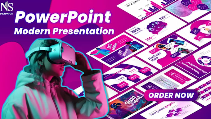 design powerpoint presentation slides template, google slides or pitch deck