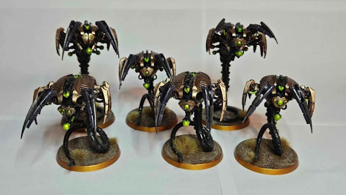 paint your warhammer 40k xenos models to a crisp tabletop standard