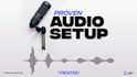 professionally set up your microphone and audio