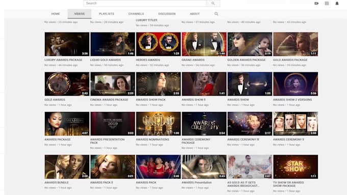 Hot Review! I will create awards event promo video from 40 design  for $10