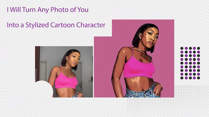 draw yourself in a cartoon style