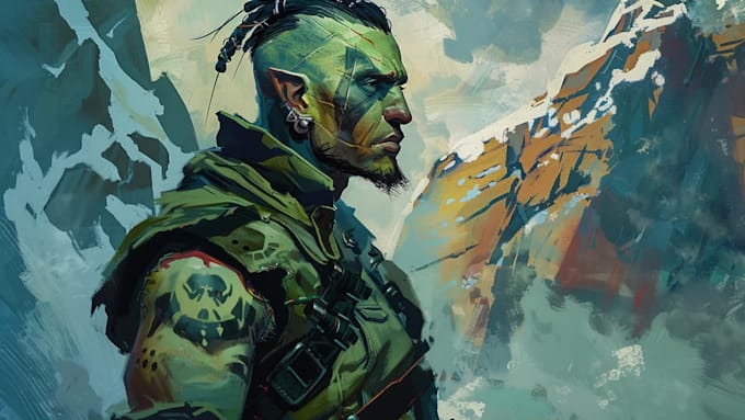 create character design, illustration and concept art