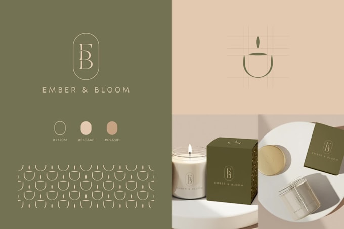 do timeless luxury fancy logo, candle, cosmetics and fashion