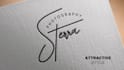 design signature logo and watermark