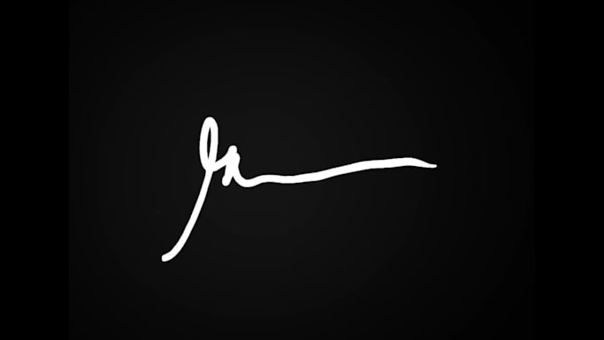 Make a handwritten signature animation in 48 hours by Mehdizrk | Fiverr