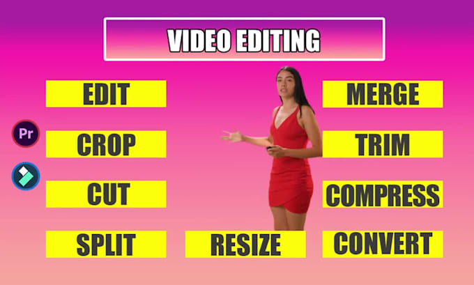 edit, crop, split, merge, cut, compress, and convert videos