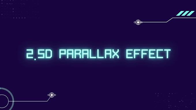create 2,5d parallax effect from your favourite photos