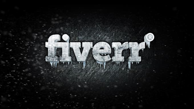 create a fire and ice themed logo intro