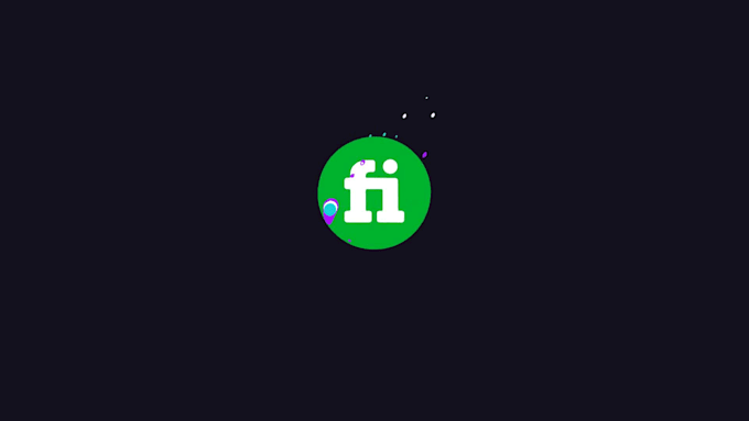 create minimalist logo animation