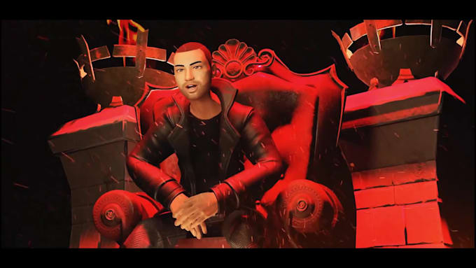 create 3d animated music video
