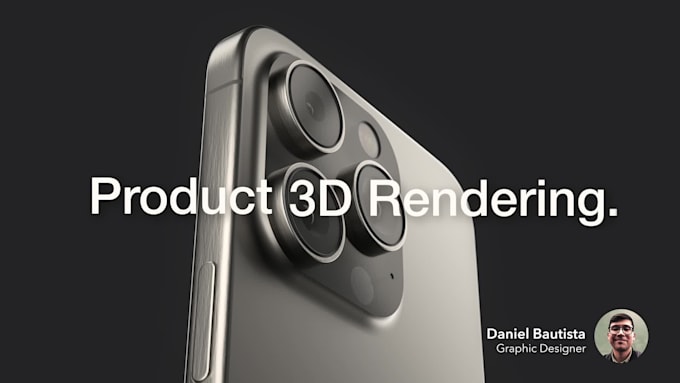 do product 3d modeling, rendering and animation in blender