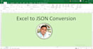 create excel to json, json to excel converter using excel vba