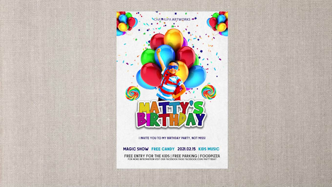 create stylish event poster design