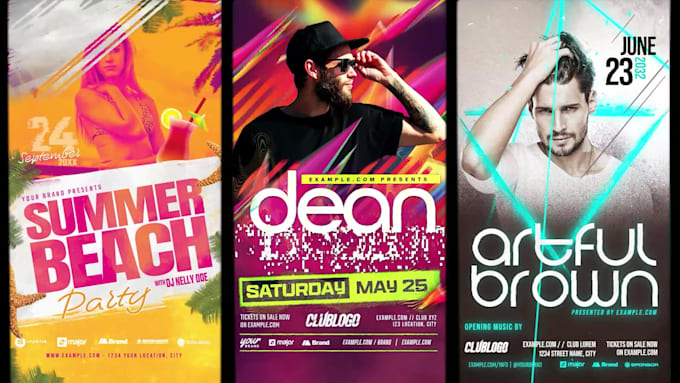 design flyers and animated flyer videos in 6 hours