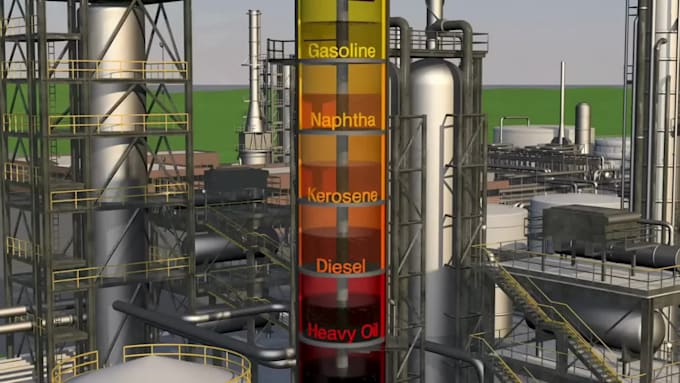 create 3d industrial animation, oil and gas animation, pipeline animation video